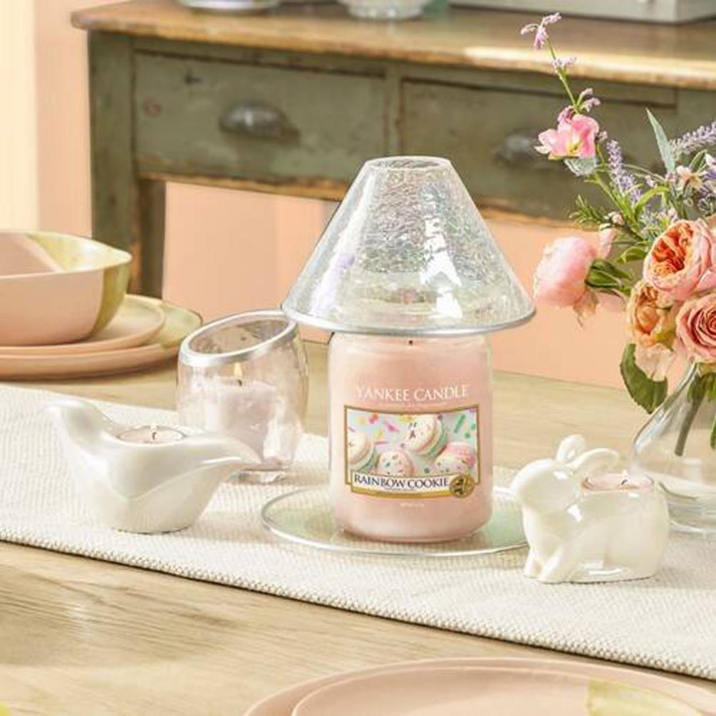 Yankee Candle Pearlescent Crackle Bunny Tea Light Holder Extra Image 2